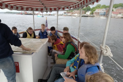 Adams School students about to learn chart navigation