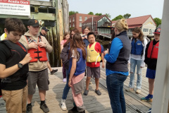 Penobscot Students donning life jackets