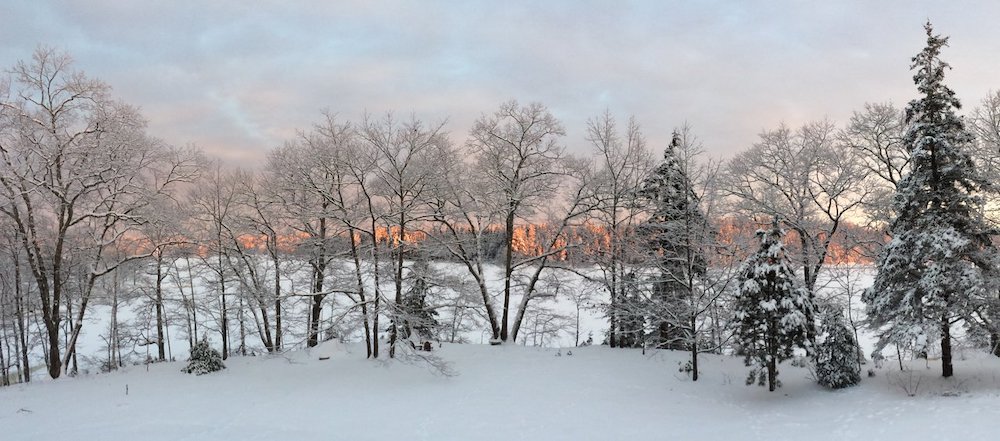 Winter Sunset, Robert Knight (Brooksville, ME)