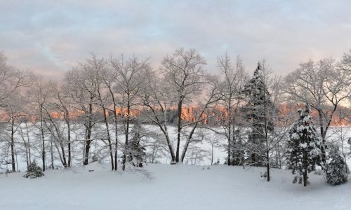 Winter Sunset, Robert Knight (Brooksville, ME)